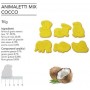 Biscotti Animaletti Mix Cocco Kg 1