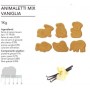 Biscotti Animaletti Mix Vaniglia Kg 1