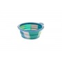 Ciotola Rainbowl Silicone 13x5,8cm Blu/Verde 350ml