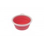 Ciotola Pieghevole Travel Small B/Rosso 355ml