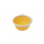 Ciotola Pieghevole Travel Large B/Giallo 1lt